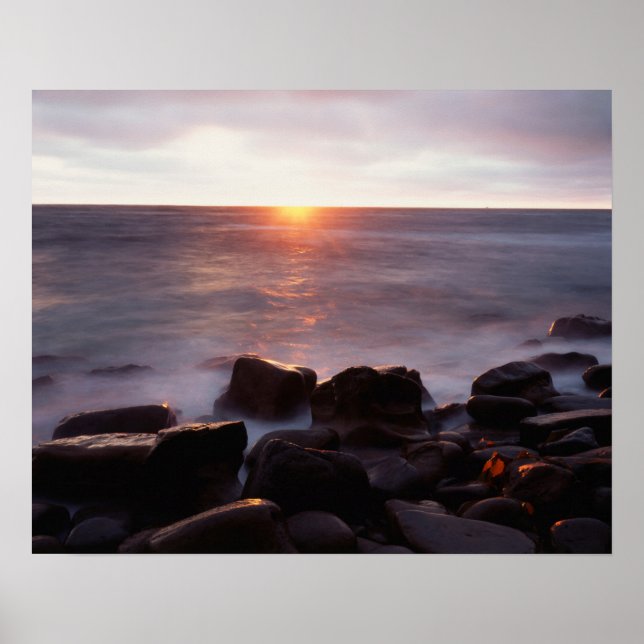 Kalifornien, San Diego, Sunset Cliffs, Sunset 2 Poster (Vorne)
