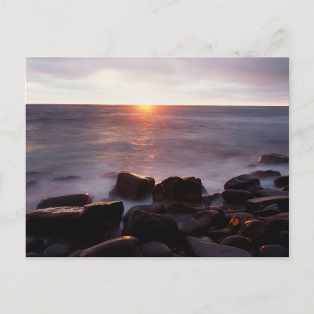 Kalifornien, San Diego, Sunset Cliffs, Sunset 2 Postkarte (Vorderseite)