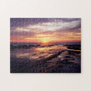 Kalifornien, San Diego, Sunset Cliffs, Sunset 3 Puzzle