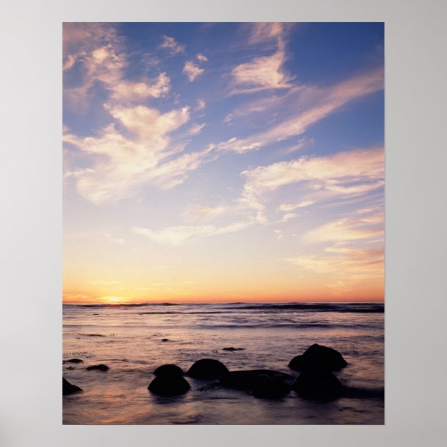 Kalifornien, San Diego, Sunset Cliffs, Sunset Clif Poster (Vorne)