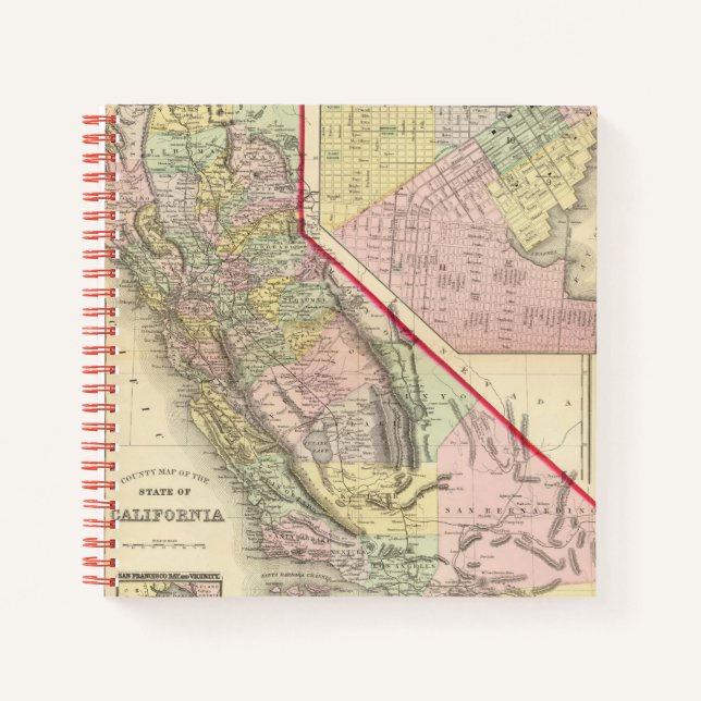 Kalifornien, San Francisco Notizbuch (Vorderseite)