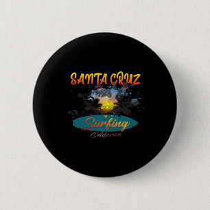 Kalifornien Santa Cruz Surfen Button