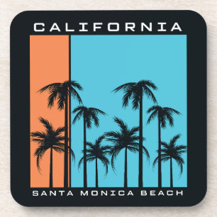 Kalifornien Santa Monica Beach Getränkeuntersetzer