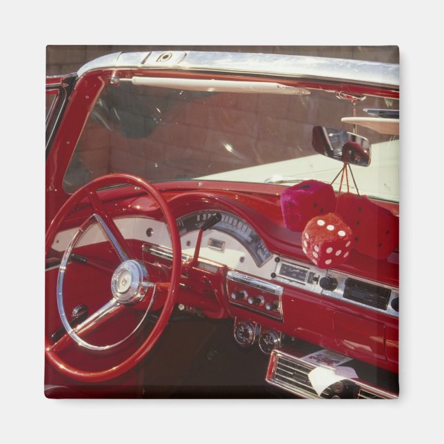 Kalifornien: Santa Ynez Valley, Solvang, 1957 Magnet (Vorne)