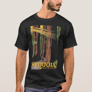 Kalifornien Sequoia Bäume National T-Shirt