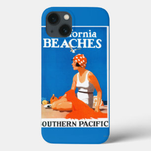 Kalifornien setzt förderndes Plakat auf den Strand Case-Mate iPhone Hülle