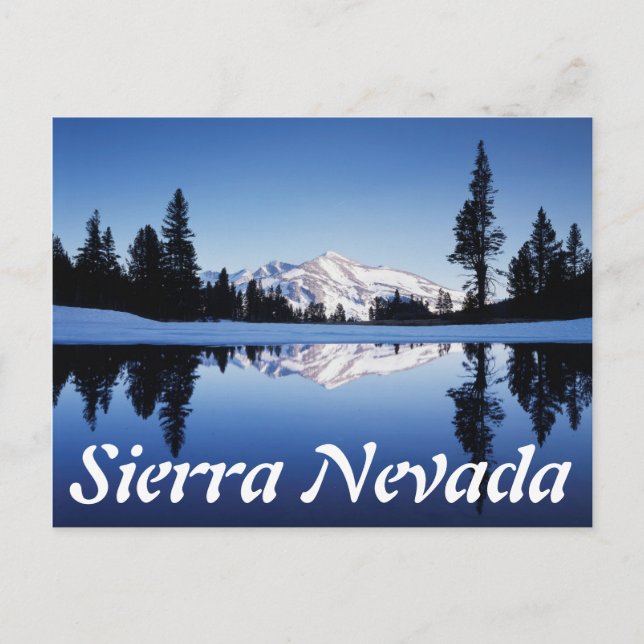 Kalifornien, Sierra Nevada, Yosemite 9 Postkarte (Vorderseite)