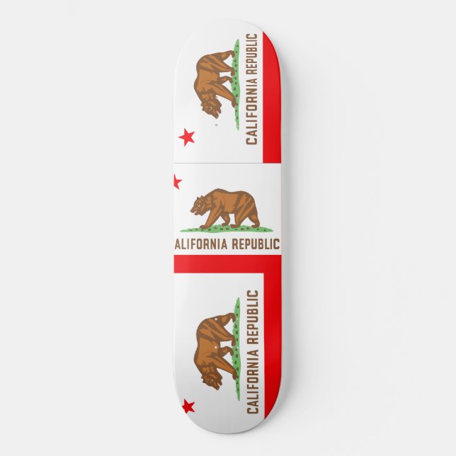 KALIFORNIEN SKATEBOARD (Vorderseite)