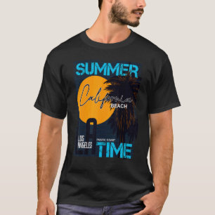 Kalifornien Sommer Strandzeit Los Angeles Urlaub T-Shirt
