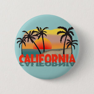 Kalifornien Souvenir Button