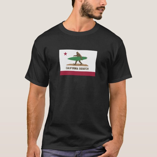 Kalifornien Squatch T-Shirt (Vorderseite)
