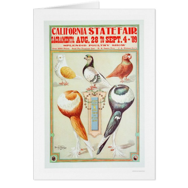 Kalifornien-Staat angemessenes 1909 (Vorne)