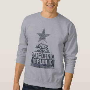 KALIFORNIEN - Staatliche Fahne in KALIFORNIEN in B Sweatshirt