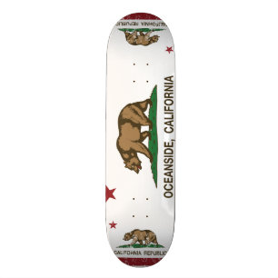 Kalifornien-Staats-FlaggeOceanside Skateboard