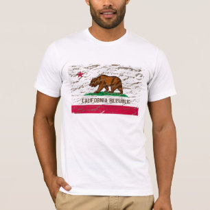 Kalifornien-Staats-Maschine gewaschenes Retro T-Shirt