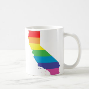 Kalifornien-Stolz. gestreift Tasse