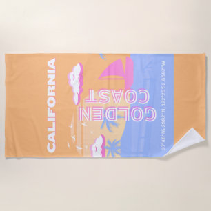 Kalifornien, Strand, Art der Reise Strandtuch