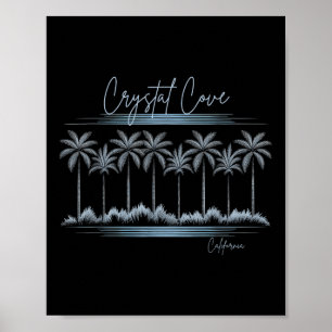 Kalifornien Strand Crystal Cove Sommer Vintage Pal Poster