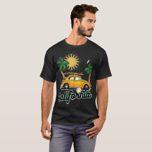 Kalifornien Strand Vintage Sommerurlaub T-Shirt