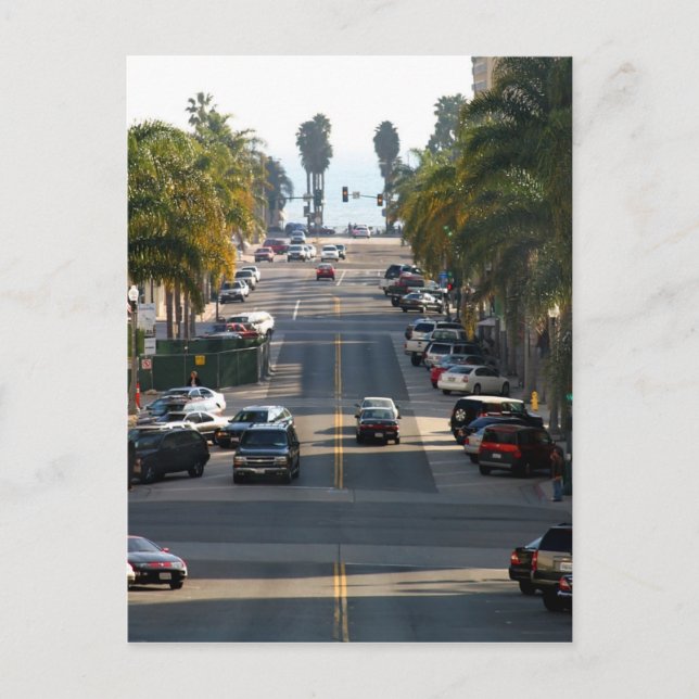 Kalifornien-Straße Ventura Postkarte (Vorderseite)