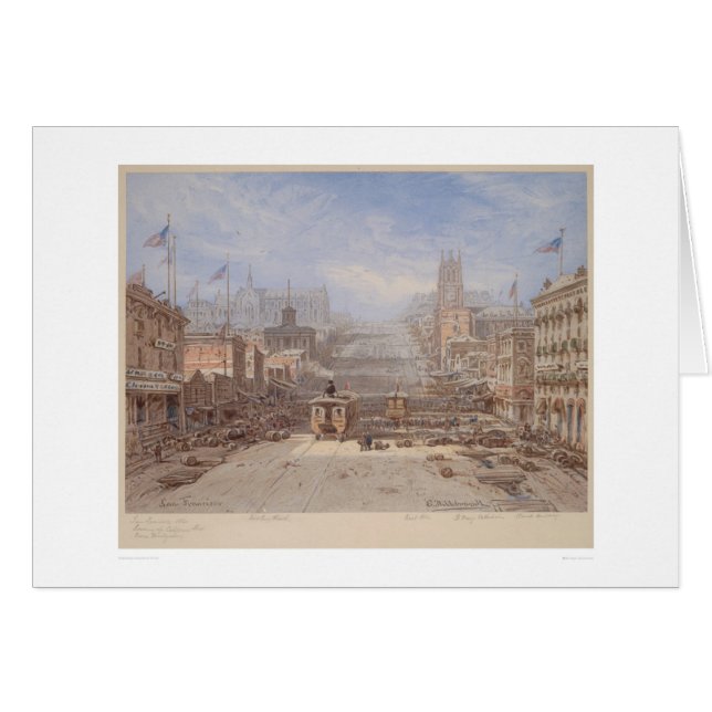 Kalifornien-Straße von Montgomery (1325) oben (Vorderseite (Horizontal))