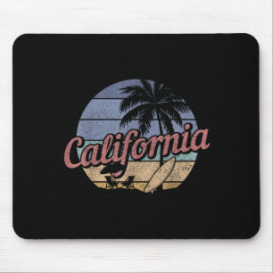 Kalifornien Surf Vintage-Souvenir Cali Beach Surfe Mousepad