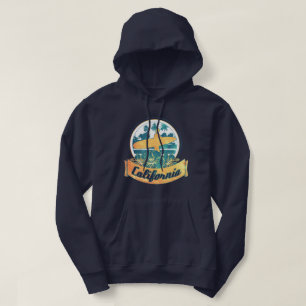 Kalifornien-Surfbrett Hoodie