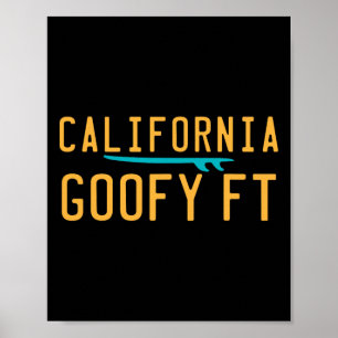 Kalifornien Surfen Retro Westküste Socal Norcal S Poster