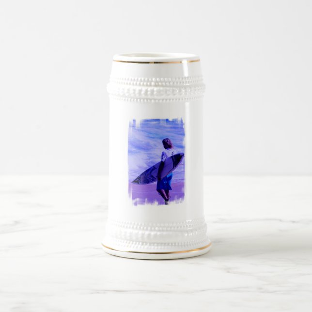 Kalifornien-Surfer-Bier Stein Bierglas (Mittel)