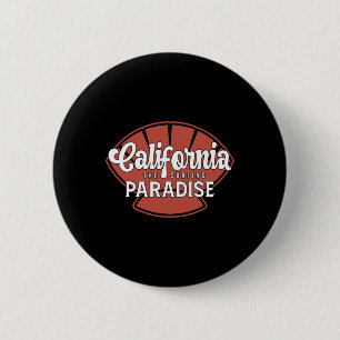 Kalifornien Surfparadies Palm Beach Surfboard Button