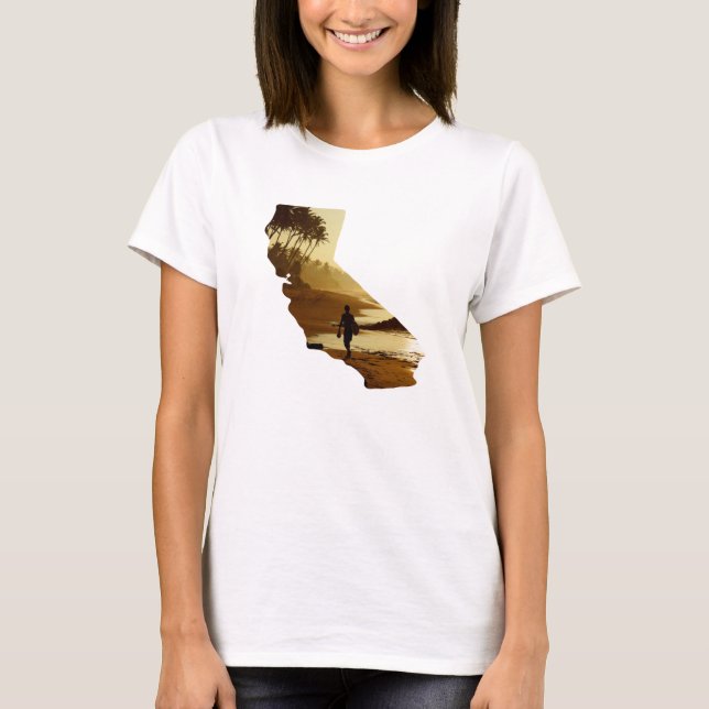 Kalifornien T-Shirt (Vorderseite)