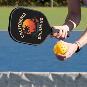 Kalifornien Träumerei Golden Gate Bridge Sonnenunt Pickleball Schläger