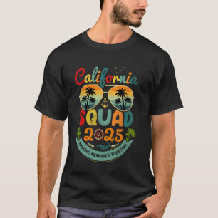 Kalifornien-Truppe 2025 Urlaub Vintage Kalifornien T-Shirt