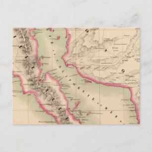 Kalifornien und Mexiko 58 Postkarte