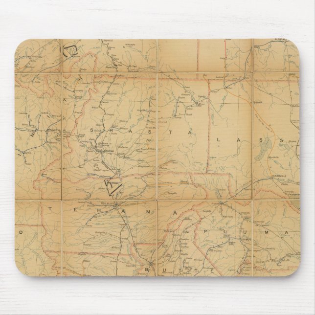 Kalifornien und Nevada 9 Mousepad (Vorne)
