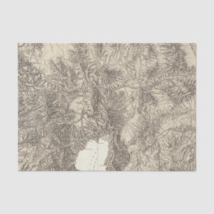 Kalifornien und Nevada Seidenpapier