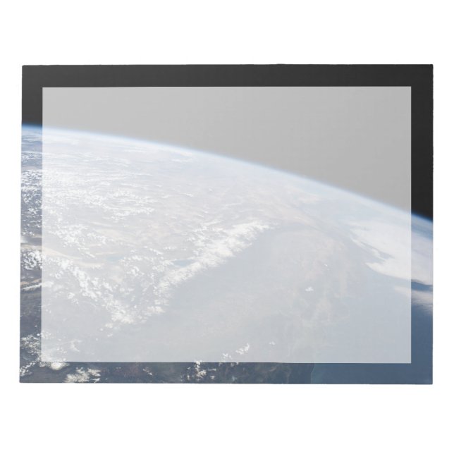 Kalifornien und Nevada wurden aus dem All gesehen. Notizblock (Vorderseite)