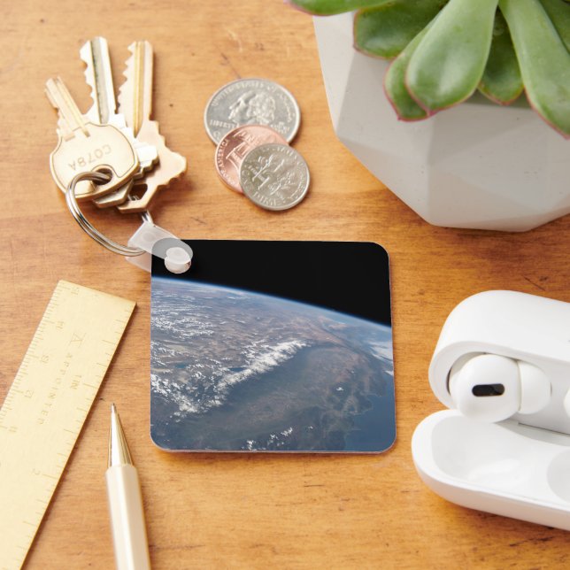 Kalifornien und Nevada wurden aus dem All gesehen. Schlüsselanhänger (Schreibtisch)