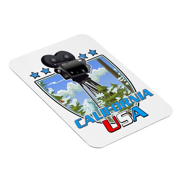 Kalifornien USA Magnet (Rechte Seite)