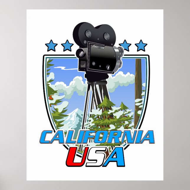 Kalifornien USA Poster (Vorne)
