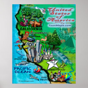 Kalifornien USA Poster