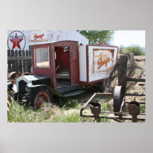 Kalifornien verließ Barqs LKW Poster