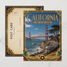 Kalifornien Vintage Art Deco Golden Age