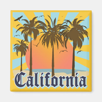 Kalifornien Vintage-Souvenir Magnet