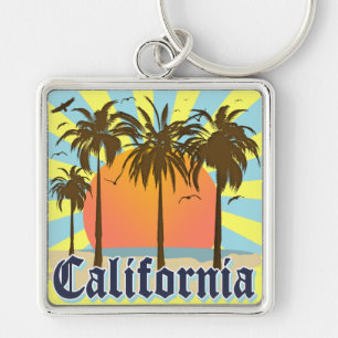 Kalifornien Vintage-Souvenir Schlüsselanhänger