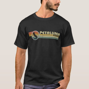 Kalifornien - Vintager PETALUMA-Stil der 80er Jahr T-Shirt