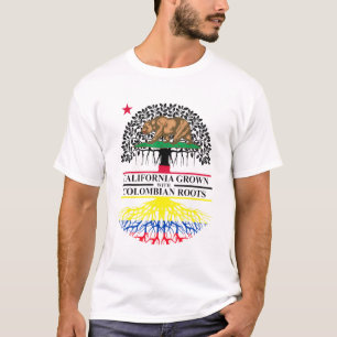 Kalifornien wächst mit kolumbianischen Wurzeln Kol T-Shirt
