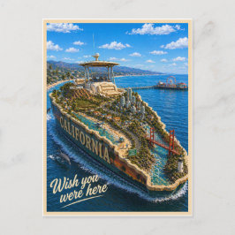 Kalifornien | Wish You Were Here | State Series Postkarte