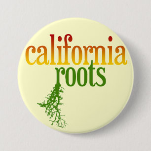 Kalifornien-Wurzeln Button