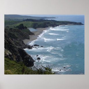 Kalifornien-Zentralküste Poster